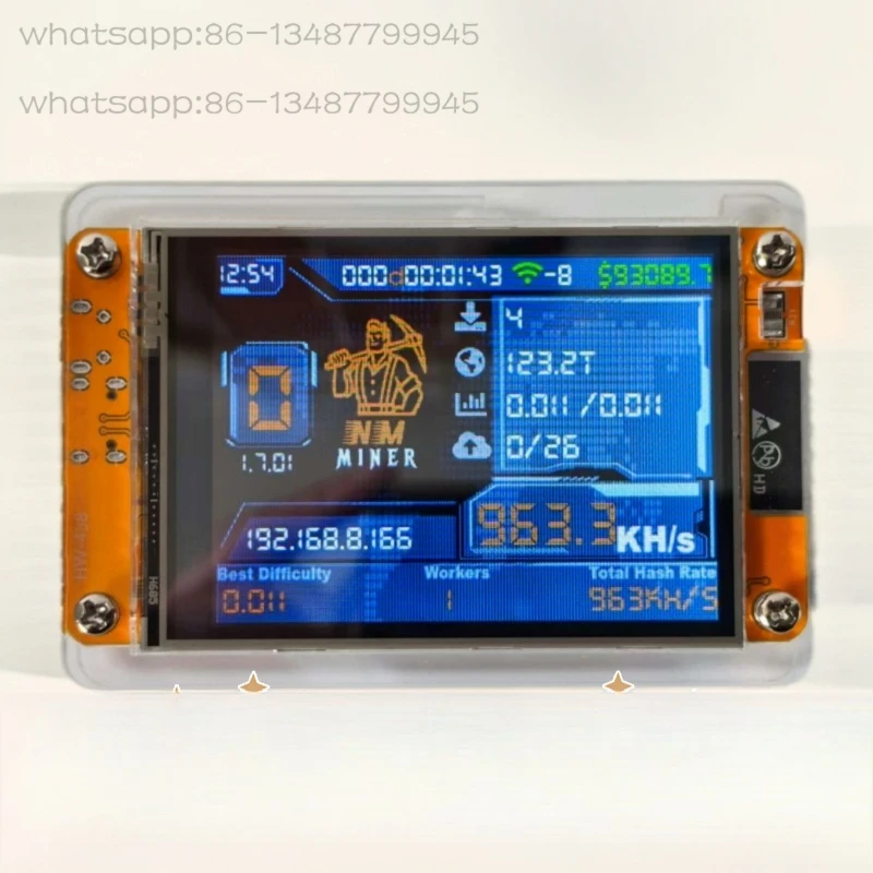Лотерейный автомат BTC SOLO для майнинга, 2,8 дюйма, большой экран, беспроводная независимая работа, бесшумный дом
Лотерейный автомат BTC SOLO для майнинга, 2,8 дюйма, большой экран, беспроводная независимая работа, бесшумный дом