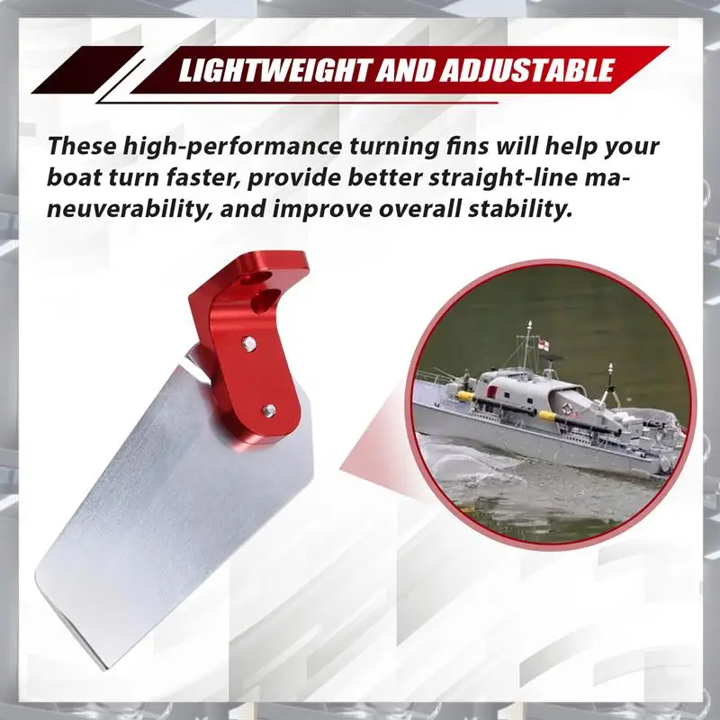 A84F-Turn Fin 95Mm Length Adjustable Aluminum Turn Fins For RC Offshore Boats, Racing O Boats ,Remote Control Boats Parts
A84F-Turn Fin 95Mm Length Adjustable Aluminum Turn Fins For RC Offshore Boats, Racing O Boats ,Remote Control Boats Parts