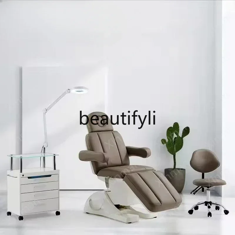 S7486teae Brown Electric Adjustable 3 Motor Massage Beauty Facial Eyelashes Bed Lift
S7486teae Brown Electric Adjustable 3 Motor Massage Beauty Facial Eyelashes Bed Lift