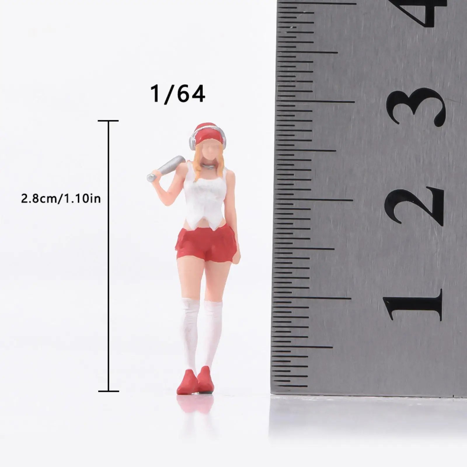 1/64 Scale Street Girl Model Collectible Role Play Mini Standing Figure Tiny People Model for Train Station Layout Fairy Garden
1/64 Scale Street Girl Model Collectible Role Play Mini Standing Figure Tiny People Model for Train Station Layout Fairy Garden