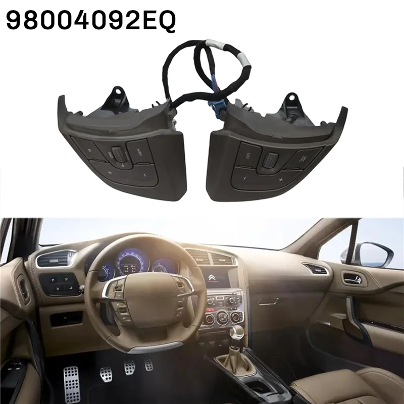 Car Steering Wheel Cruise Audio Volume Control Switch Buttons 98004092EQ For Citroen DS4S DS5 DS5LS DS6-AT80
Car Steering Wheel Cruise Audio Volume Control Switch Buttons 98004092EQ For Citroen DS4S DS5 DS5LS DS6-AT80