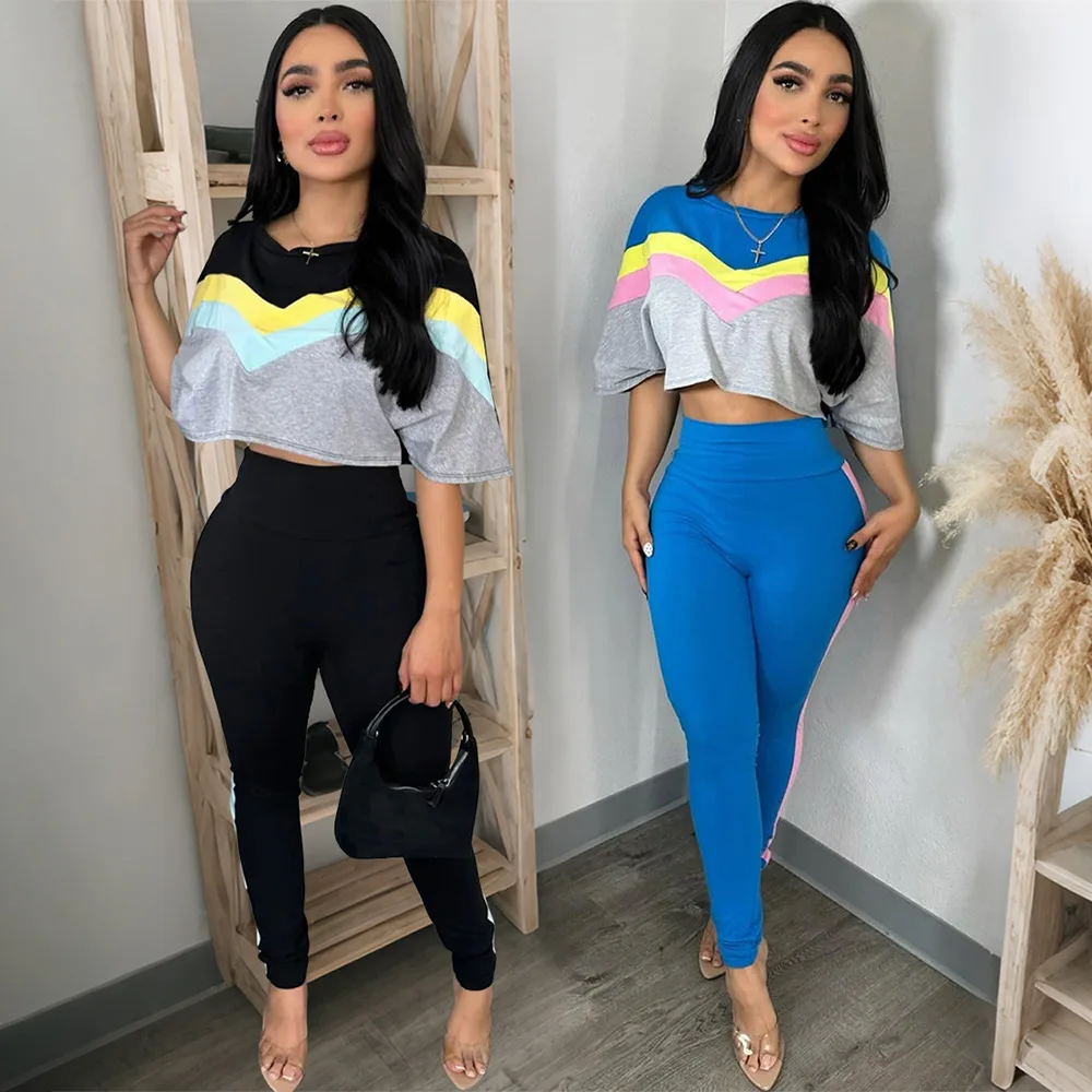 Two Piece Sets Pant Set Women Matching Sets Full Sleeve Striped Tops Long Pants High Waist Y2k Streetwear Elegant Casual Summer
Two Piece Sets Pant Set Women Matching Sets Full Sleeve Striped Tops Long Pants High Waist Y2k Streetwear Elegant Casual Summer