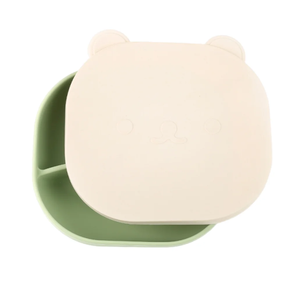 Cartoon Bear Baby Weaning Dishes BPA-Free Anti-Slip Toddler Feeding Tableware with Lid Portable Baby Silicone Sucker Plate
Cartoon Bear Baby Weaning Dishes BPA-Free Anti-Slip Toddler Feeding Tableware with Lid Portable Baby Silicone Sucker Plate