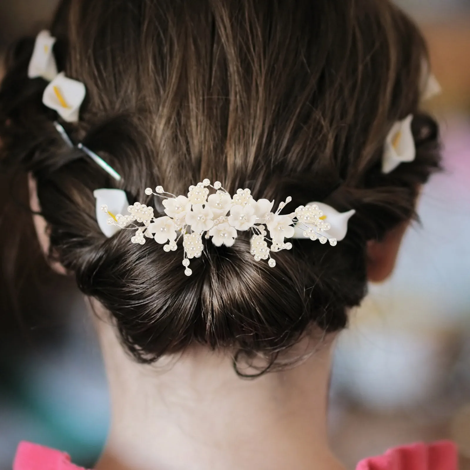 Bridal Comb Wedding Headpiece Floral Beadwork Faux Pearl Elegant Hair Jewelry For Bride Bridesmaid Women Formal Event Side Hair
Bridal Comb Wedding Headpiece Floral Beadwork Faux Pearl Elegant Hair Jewelry For Bride Bridesmaid Women Formal Event Side Hair