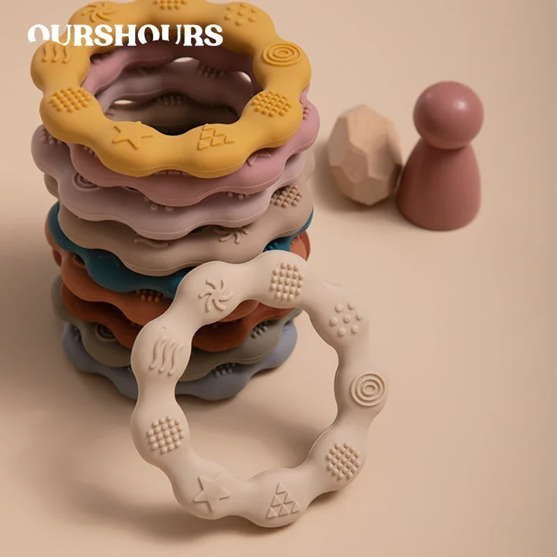Baby Silicone Teethers Newborn Food Grade Pacifier Relief Design Teether BPA Free Infant Tactile Training Toys Bebe Teething Toy
Baby Silicone Teethers Newborn Food Grade Pacifier Relief Design Teether BPA Free Infant Tactile Training Toys Bebe Teething Toy