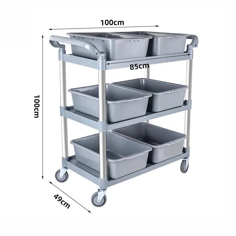 2025High Quality 3-Layer Stainless Steel Food Service Trolley Cart for Restaurant and Hotel Serving Janitorial Use
2025High Quality 3-Layer Stainless Steel Food Service Trolley Cart for Restaurant and Hotel Serving Janitorial Use