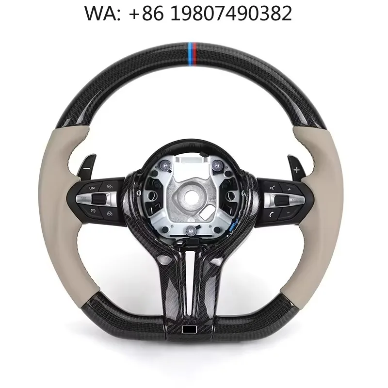 White Semi Perforated Leather Carbon M Sport Steering Wheel Fit F10 F20 F22 F30 F31 M3 F80 F82 M5 F90 E70 E71 E90 E92 X5 X5M F22
White Semi Perforated Leather Carbon M Sport Steering Wheel Fit F10 F20 F22 F30 F31 M3 F80 F82 M5 F90 E70 E71 E90 E92 X5 X5M F22