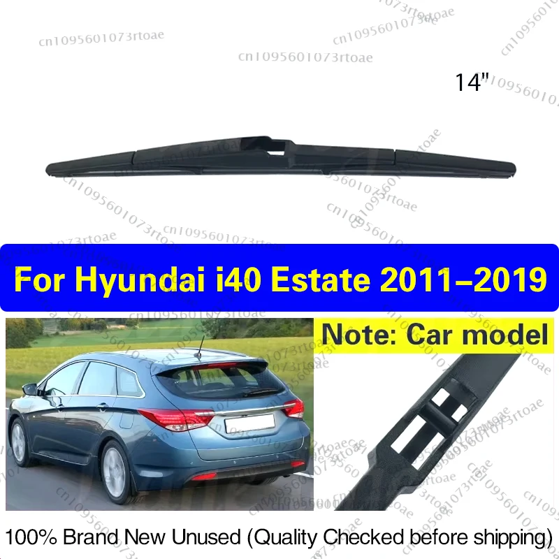 For Hyundai i40 Estate 2011 - 2019 Wiper 14" Rear Wiper Blade Windshield Windscreen Tailgate Window Rain Brush 2016 2017 2018
For Hyundai i40 Estate 2011 - 2019 Wiper 14" Rear Wiper Blade Windshield Windscreen Tailgate Window Rain Brush 2016 2017 2018