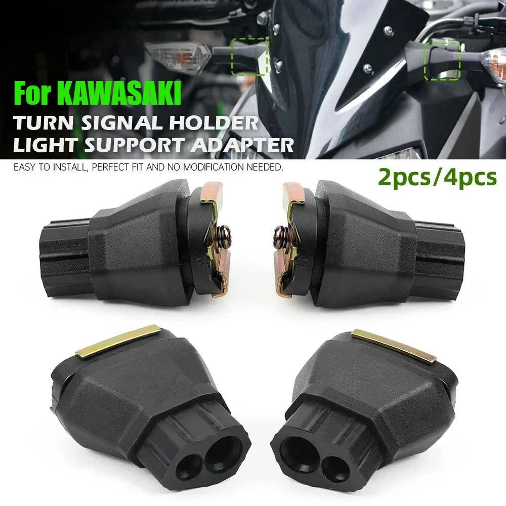 For KAWASAKI NINJA 250 300 400 650 1000 ZX6R Z125 Z250 Z300 Z400 Z650 Z900 Z1000SX Motorcycle Turn Signal Light Holder Adapter
For KAWASAKI NINJA 250 300 400 650 1000 ZX6R Z125 Z250 Z300 Z400 Z650 Z900 Z1000SX Motorcycle Turn Signal Light Holder Adapter