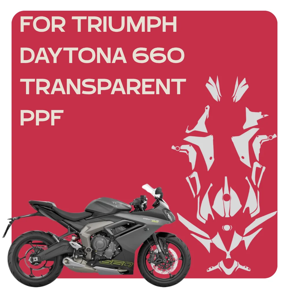 Прозрачная защитная пленка из ТПУ для мотоцикла Triumph Daytona 660, устойчивая к царапинам, устойчивая к УФ-излучению, подходит для DAYTONA 660
Прозрачная защитная пленка из ТПУ для мотоцикла Triumph Daytona 660, устойчивая к царапинам, устойчивая к УФ-излучению, подходит для DAYTONA 660