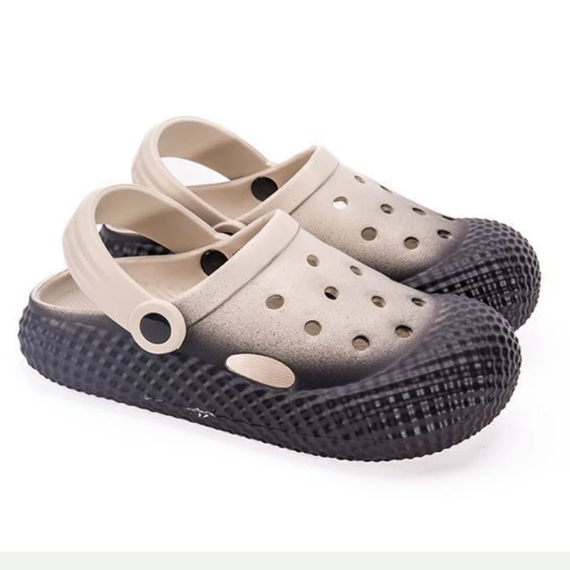 Unisex Thick Bottom Hole Shoes Summer Casual Double Color Clogs Quick Dry Non Slip Outdoor Beach Slippers for Couples
Unisex Thick Bottom Hole Shoes Summer Casual Double Color Clogs Quick Dry Non Slip Outdoor Beach Slippers for Couples