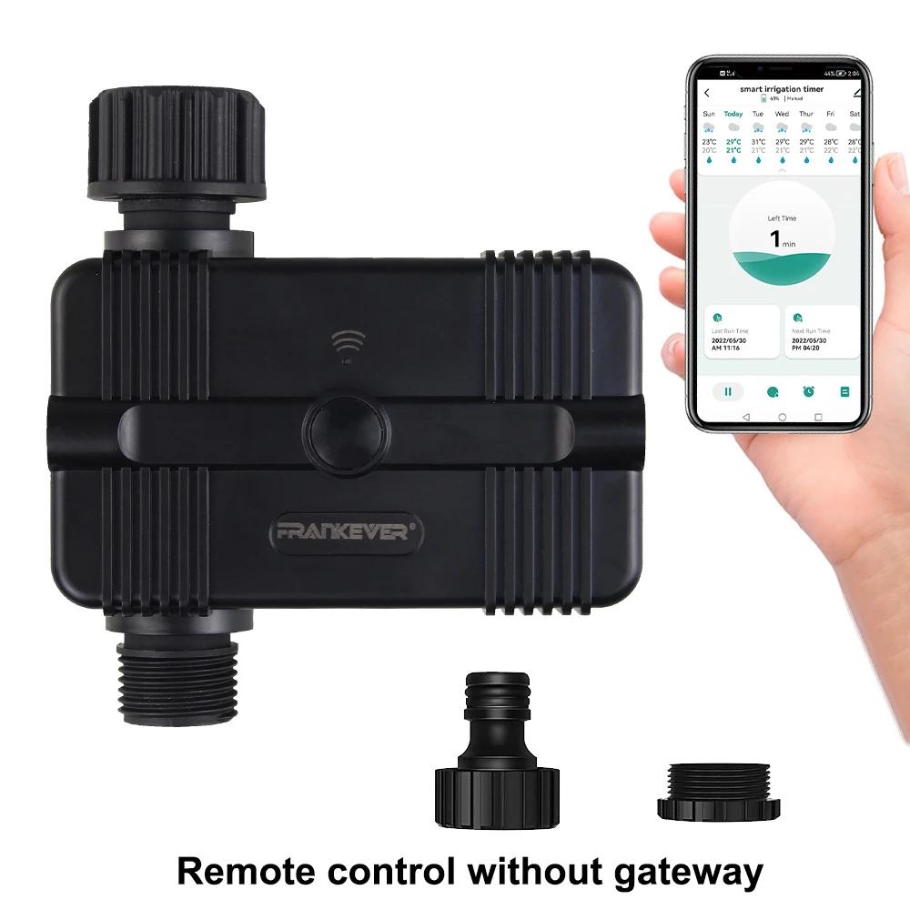 Automatic Water Timer Tuya Smart Wifi Irrigation Watering Timer App Control Garden Sprinkler Drip Irrigation Controller System
Automatic Water Timer Tuya Smart Wifi Irrigation Watering Timer App Control Garden Sprinkler Drip Irrigation Controller System