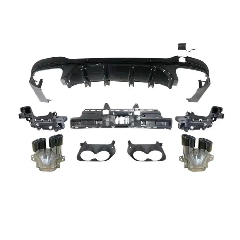 Suitable for Mercedes Benz GLC X253 to GLC43 AMG model rear lip and four outlet tailpipe body kit, rear bumper diffuser 20+
Suitable for Mercedes Benz GLC X253 to GLC43 AMG model rear lip and four outlet tailpipe body kit, rear bumper diffuser 20+