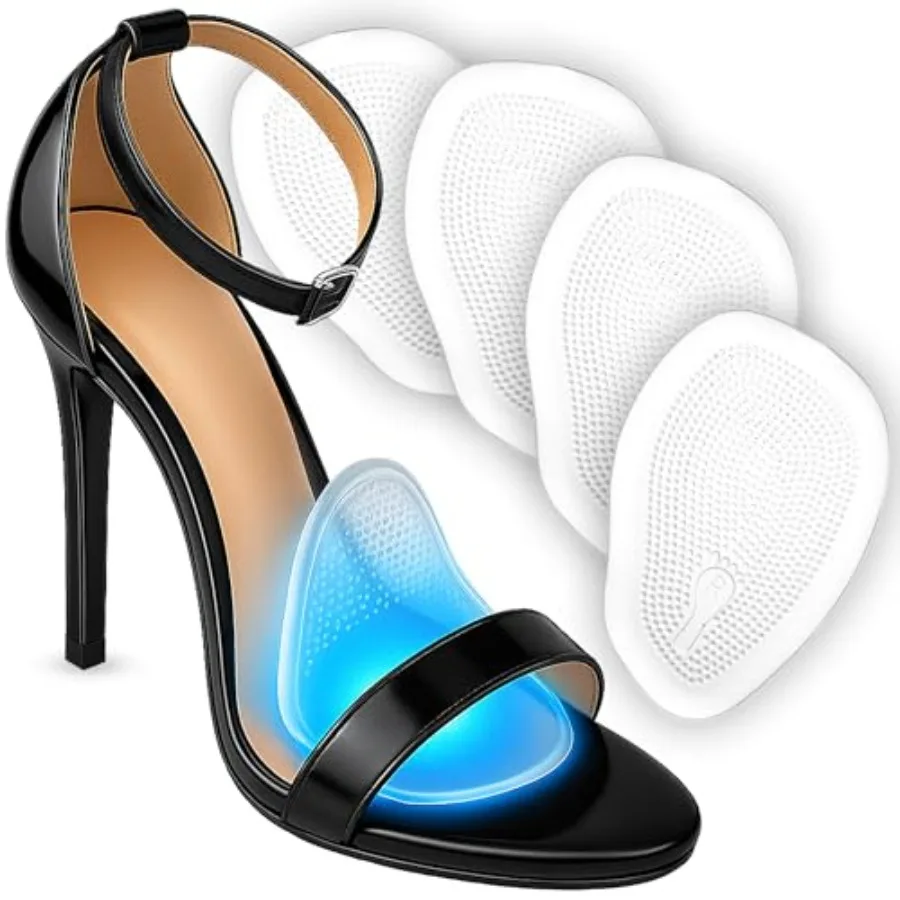 Metatarsal Pads for Women and Men 4 Pads Ball of Feet Cushions, High Heel Cushion Feet Pads for Pain Relief and All Day Comfort
Metatarsal Pads for Women and Men 4 Pads Ball of Feet Cushions, High Heel Cushion Feet Pads for Pain Relief and All Day Comfort