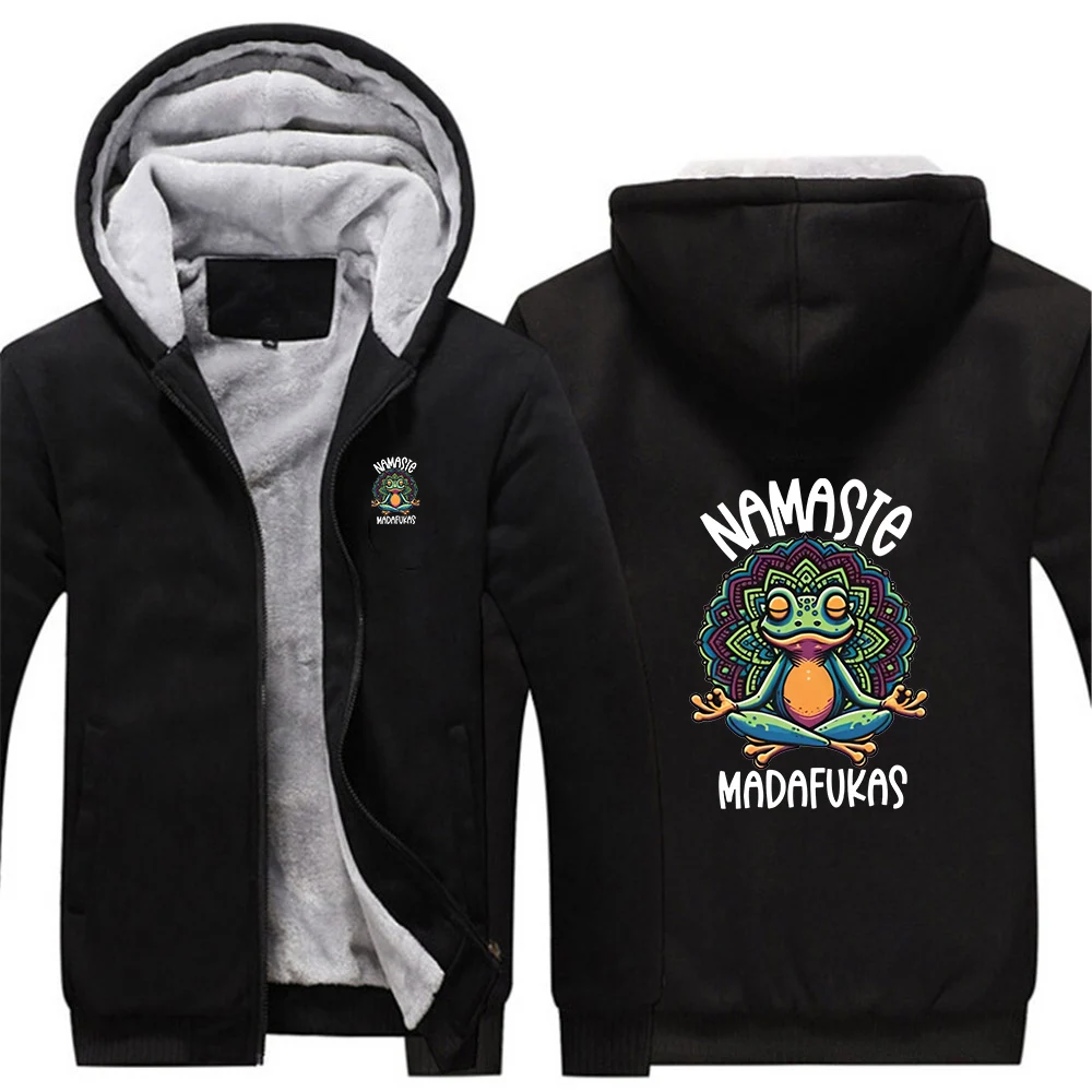 Funny Yoga Print 2025 New Men's Autumn And Winter Thicken Warm Fleece Zipper Hoodies Casual Comfortable Sweatshirts
Funny Yoga Print 2025 New Men's Autumn And Winter Thicken Warm Fleece Zipper Hoodies Casual Comfortable Sweatshirts