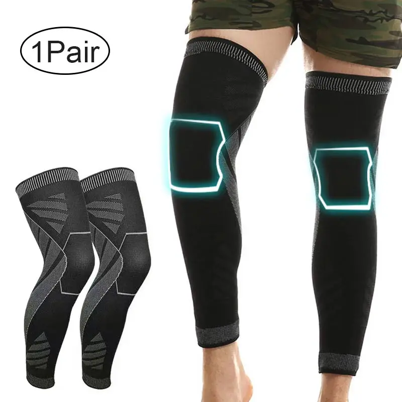 1Pair Full Leg Compression Sleeve Sport Knee Brace Breathalbe Thigh Calf Support Basketball Running Cycling Fitness Leg Warmer
1Pair Full Leg Compression Sleeve Sport Knee Brace Breathalbe Thigh Calf Support Basketball Running Cycling Fitness Leg Warmer
