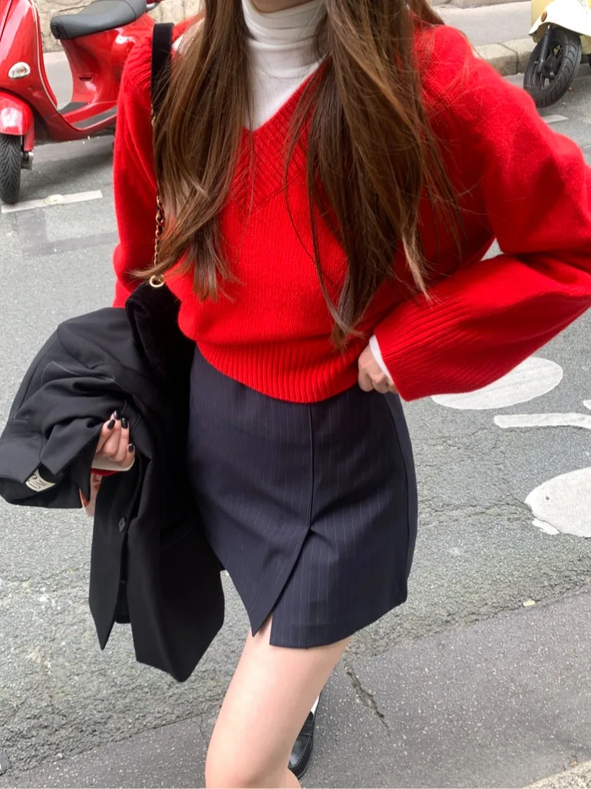 Свободный длинный свитер Sve V-Ne, женский ленивый свитер, осень-зима, модный вязаный топ, удобная повседневная женская одежда
Свободный длинный свитер Sve V-Ne, женский ленивый свитер, осень-зима, модный вязаный топ, удобная повседневная женская одежда