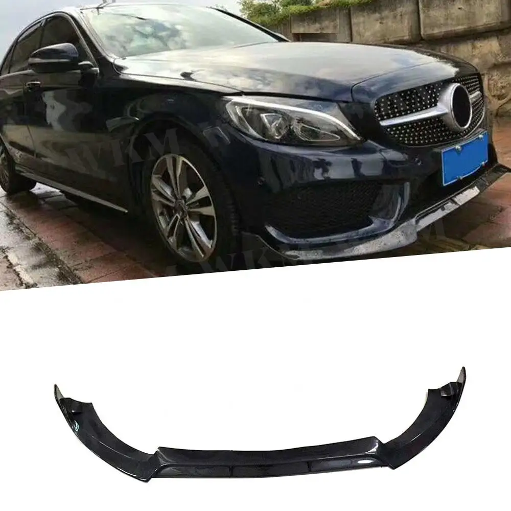 For C Class Carbon Fiber Front Bumper Lip Spoiler for Mercedes Benz W205 Sport Bumper 15-19 Car Body Kit Carbon Fiber Tuning
For C Class Carbon Fiber Front Bumper Lip Spoiler for Mercedes Benz W205 Sport Bumper 15-19 Car Body Kit Carbon Fiber Tuning
