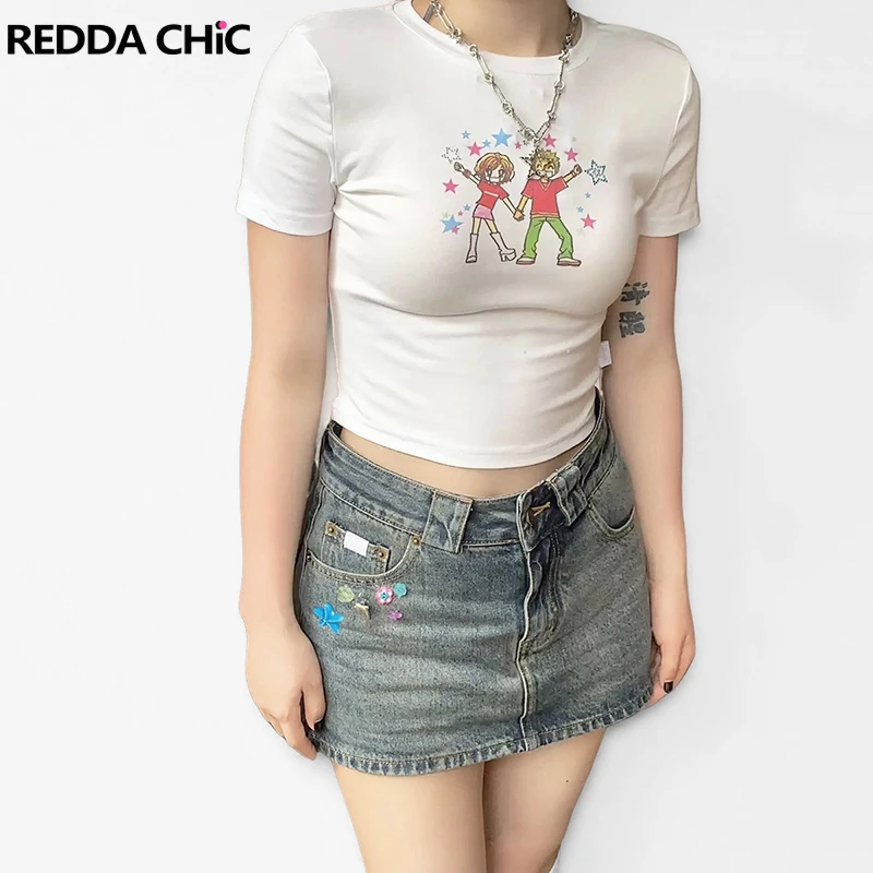 REDDACHiC Ocean Embroidery Dolphin Mini Denim Skirt Liner Shorts Distressed High Waist Bodycon Skirt Summer Women Y2k Streetwear
REDDACHiC Ocean Embroidery Dolphin Mini Denim Skirt Liner Shorts Distressed High Waist Bodycon Skirt Summer Women Y2k Streetwear