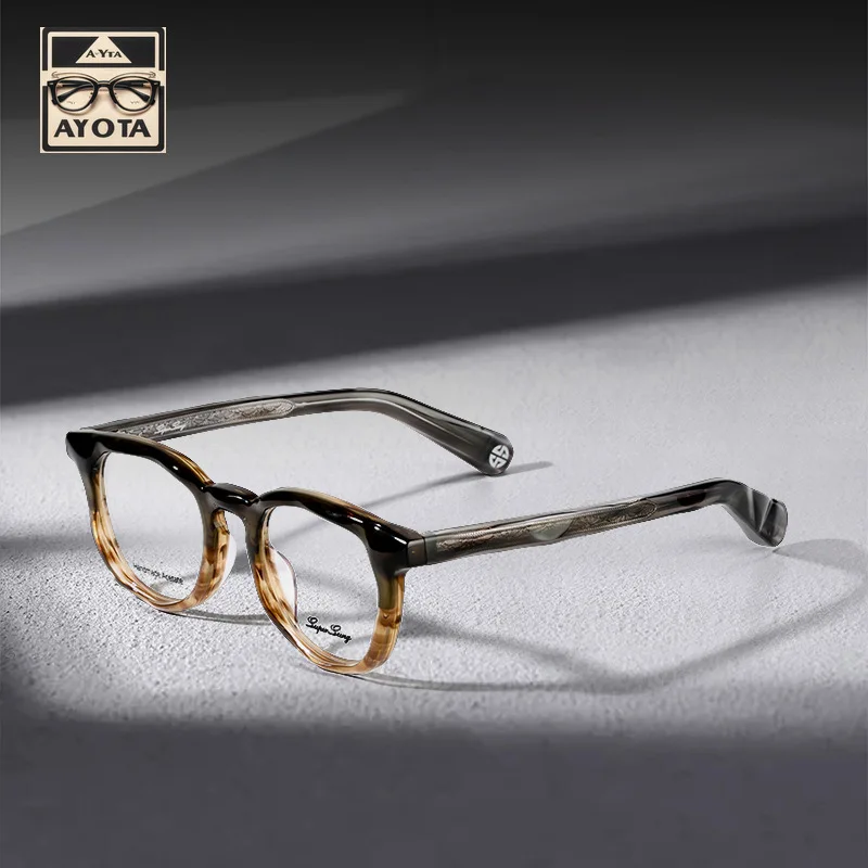 High Quality Hand-made Acetate Personality Eyeglasses Frame Men Japanese Vintage Oval Optical Reading Prescription Glasses Women
High Quality Hand-made Acetate Personality Eyeglasses Frame Men Japanese Vintage Oval Optical Reading Prescription Glasses Women