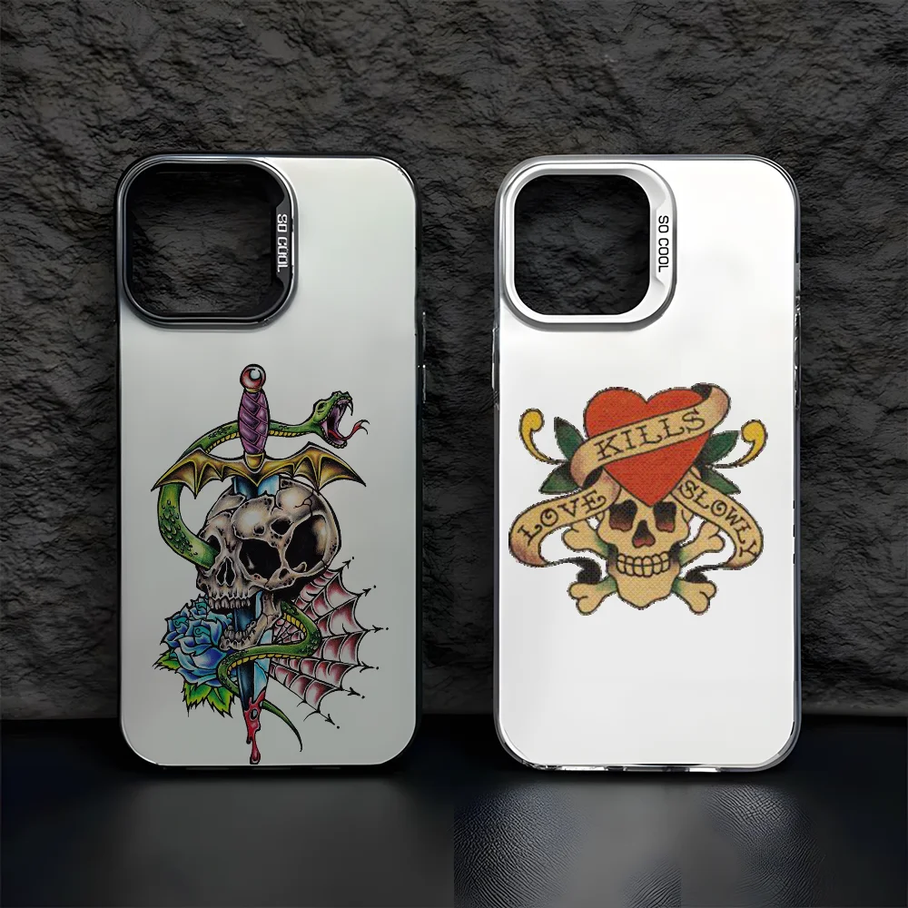 E-Ed H-Hardy Luxury Phone Case For iPhone 16 15 14 13 12 11 Pro Max Black Matte Multicolor Laser Metallic Aurora Cover
E-Ed H-Hardy Luxury Phone Case For iPhone 16 15 14 13 12 11 Pro Max Black Matte Multicolor Laser Metallic Aurora Cover