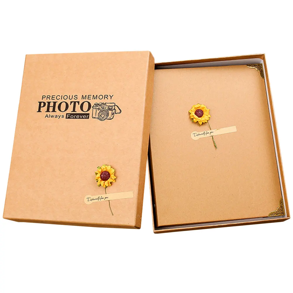 DIY Photo Album Scrapbook Kraft Paper Retro Creative Decorative HandMade Blank Book Wedding Birthday Anniversaries Baby Growth
DIY Photo Album Scrapbook Kraft Paper Retro Creative Decorative HandMade Blank Book Wedding Birthday Anniversaries Baby Growth