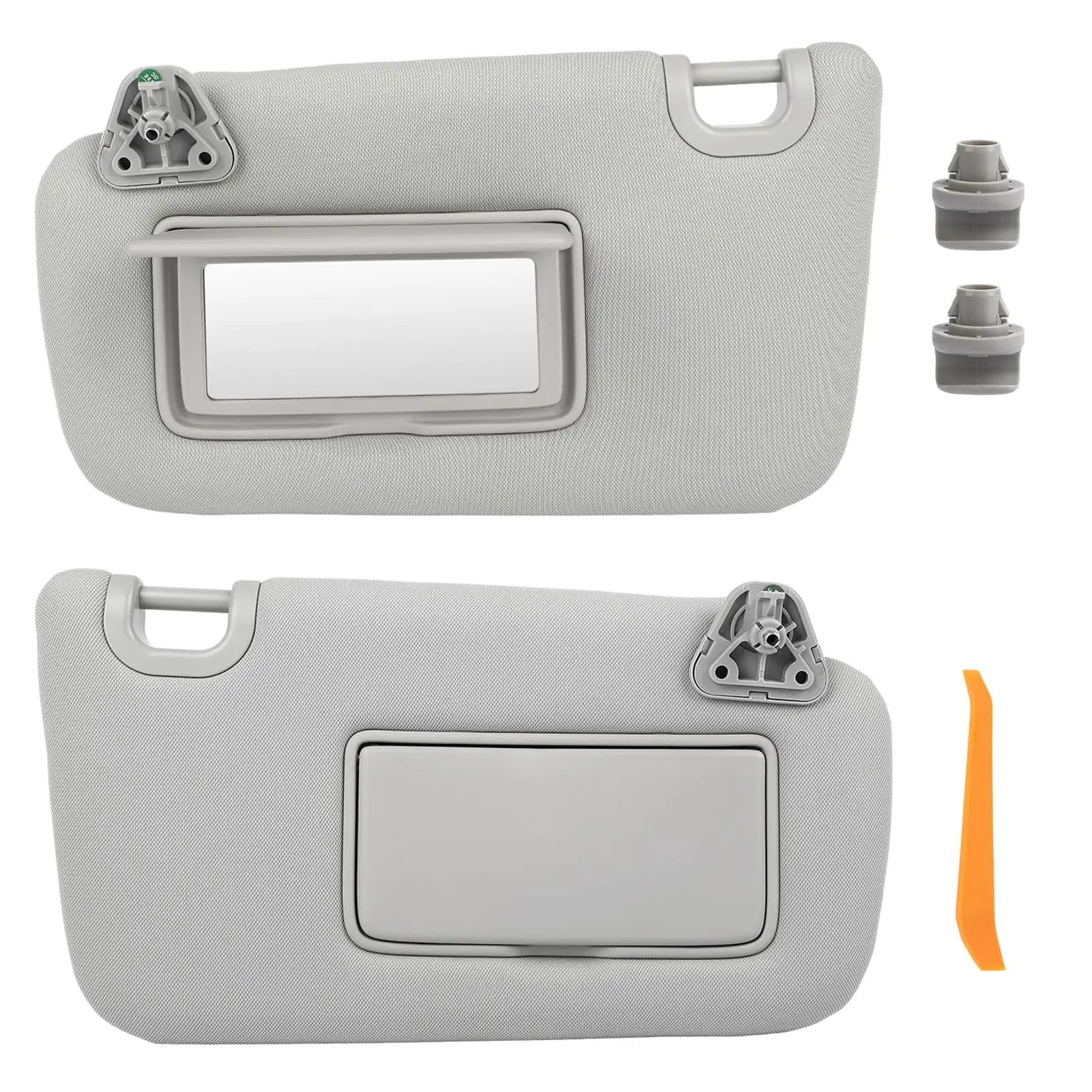 Sun Visor Pair For 2013-2019 Nissan Sentra Driver Passenger Side Gray Non-Illuminated Replacement
Sun Visor Pair For 2013-2019 Nissan Sentra Driver Passenger Side Gray Non-Illuminated Replacement