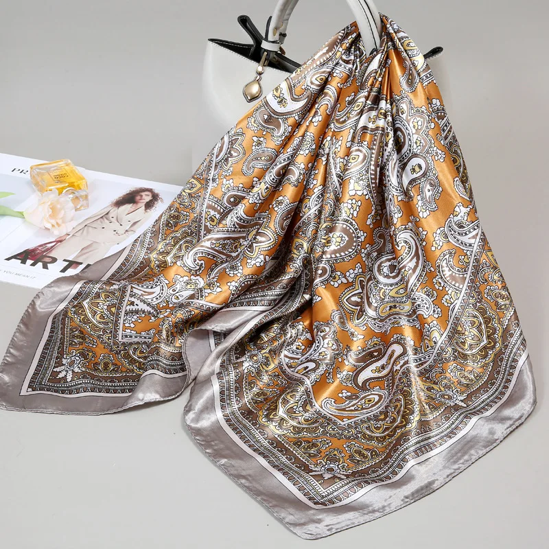 Small Silk Scarf for Women, Large Square Scarf, Gauze Scarf for Spring, Autumn, and Winter, Paired with a Shirt, for Middle-Aged Mothers, Square 90×90 Thin Scarf
Small Silk Scarf for Women, Large Square Scarf, Gauze Scarf for Spring, Autumn, and Winter, Paired with a Shirt, for Middle-Aged Mothers, Square 90×90 Thin Scarf