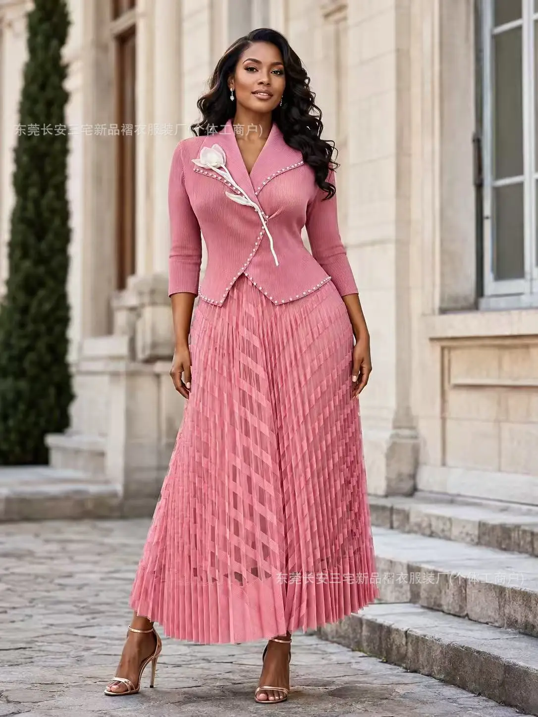 2026 Summer Miyake New Pleated Loose Dress Fashion Temperament Suit Collar Beaded Long Sleeve Pleated Dress
2026 Summer Miyake New Pleated Loose Dress Fashion Temperament Suit Collar Beaded Long Sleeve Pleated Dress