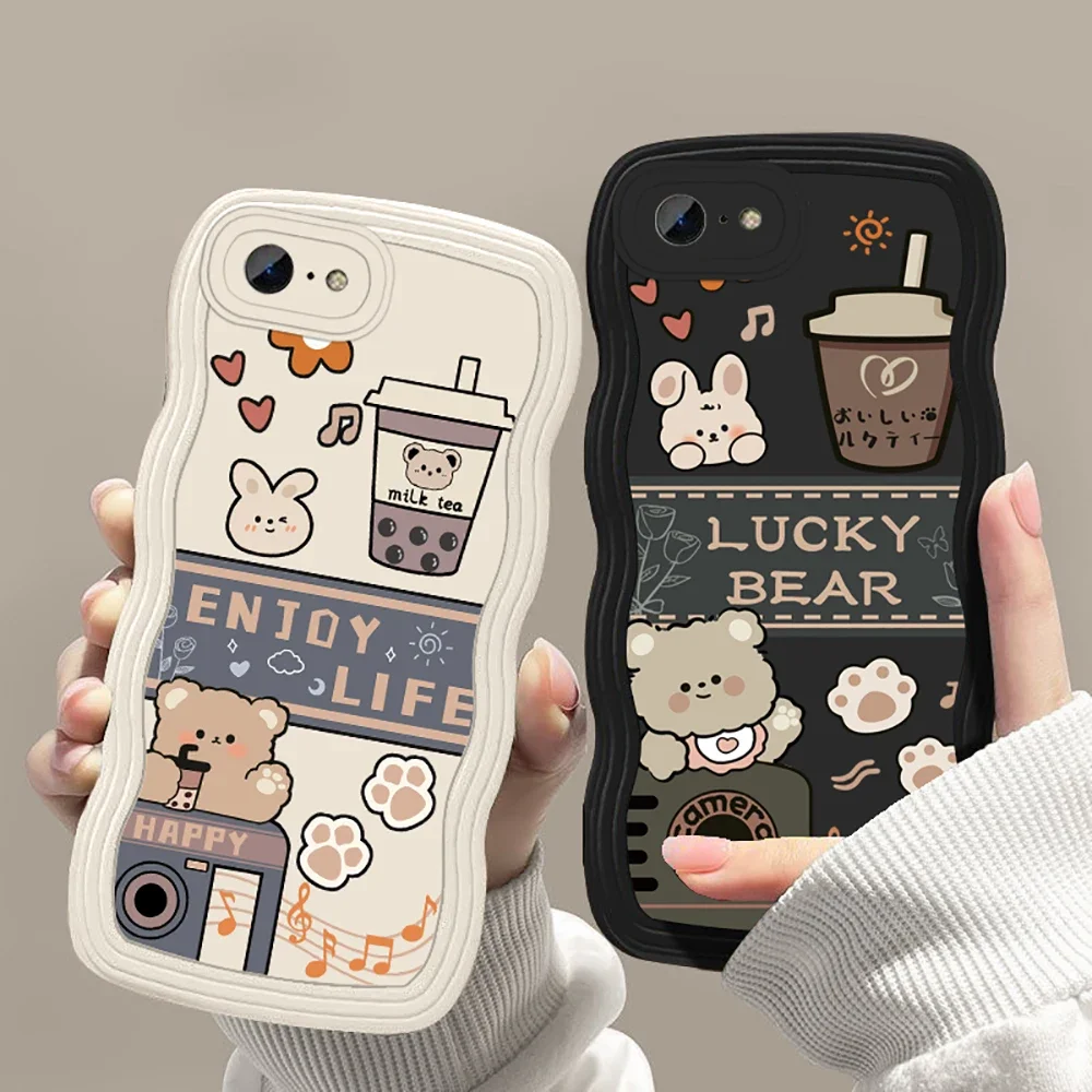 Silicone Curly Bumper Wave Phone Case For iPhone 11 13 SE 2020 6S 7 8 Plus 16 Pro Max 15 12 14 XR Soft Shockproof Back Cover
Silicone Curly Bumper Wave Phone Case For iPhone 11 13 SE 2020 6S 7 8 Plus 16 Pro Max 15 12 14 XR Soft Shockproof Back Cover
