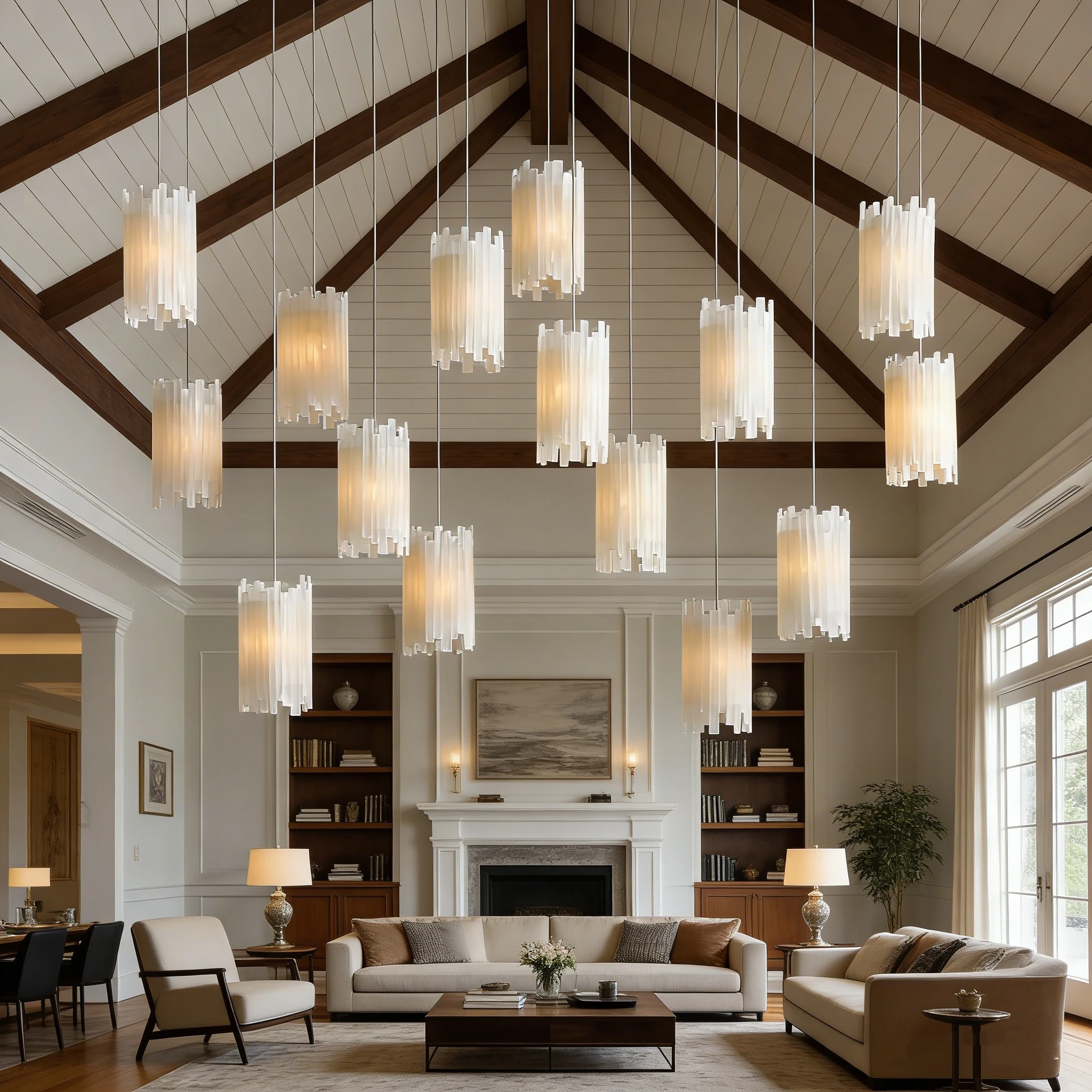 Selenite Crystal Chandelier Industrial Natural Selenite Stone Shades Pendant Lamp Home Lighting Lustre Living Room Chandeliers
Selenite Crystal Chandelier Industrial Natural Selenite Stone Shades Pendant Lamp Home Lighting Lustre Living Room Chandeliers
