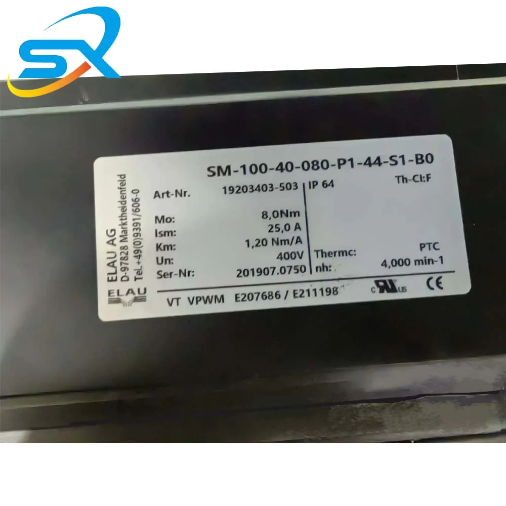 Горячий серводвигатель SM-100-40-080-P1-44-S1 обеспечивает видео контроля на заводе. Пожалуйста, запросите
Горячий серводвигатель SM-100-40-080-P1-44-S1 обеспечивает видео контроля на заводе. Пожалуйста, запросите