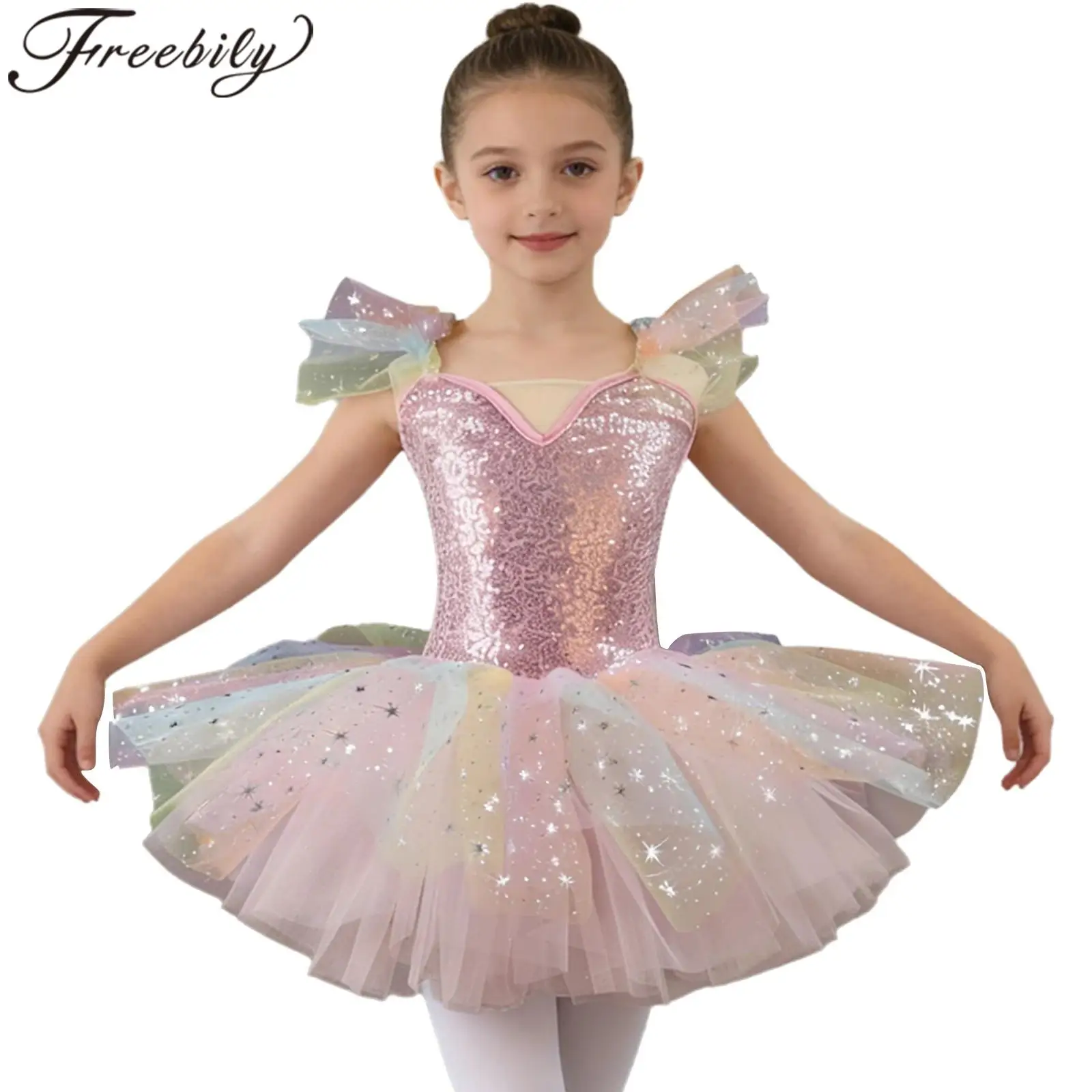 Children School Show Performance Ballet Dance Dress Carnival Princess Dance Wear Kids Girls Birthday TutuSequin Tulle Dress
Children School Show Performance Ballet Dance Dress Carnival Princess Dance Wear Kids Girls Birthday TutuSequin Tulle Dress