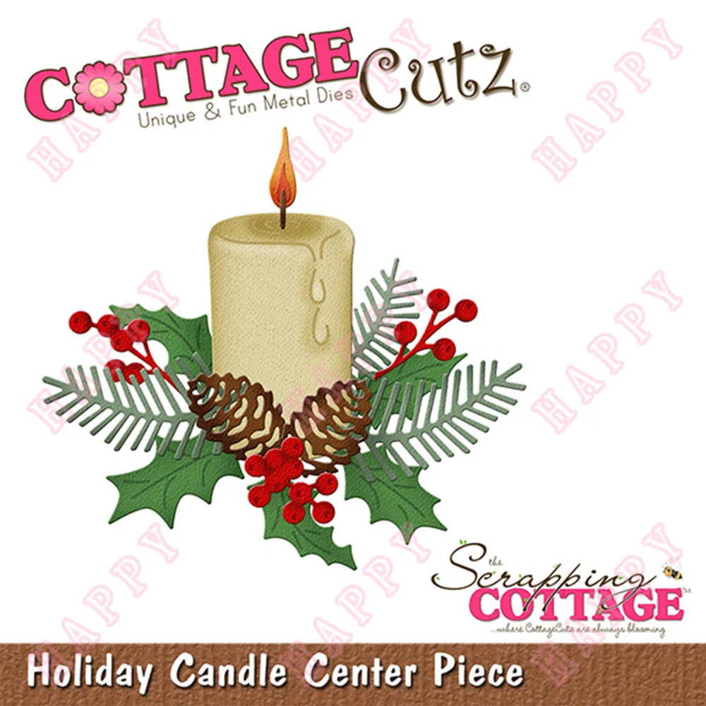 Metal Cutting Dies Holiday Candle Center Piece For DIY Craft Making Greeting Card Scrapbooking Decoration Embossing Template
Metal Cutting Dies Holiday Candle Center Piece For DIY Craft Making Greeting Card Scrapbooking Decoration Embossing Template