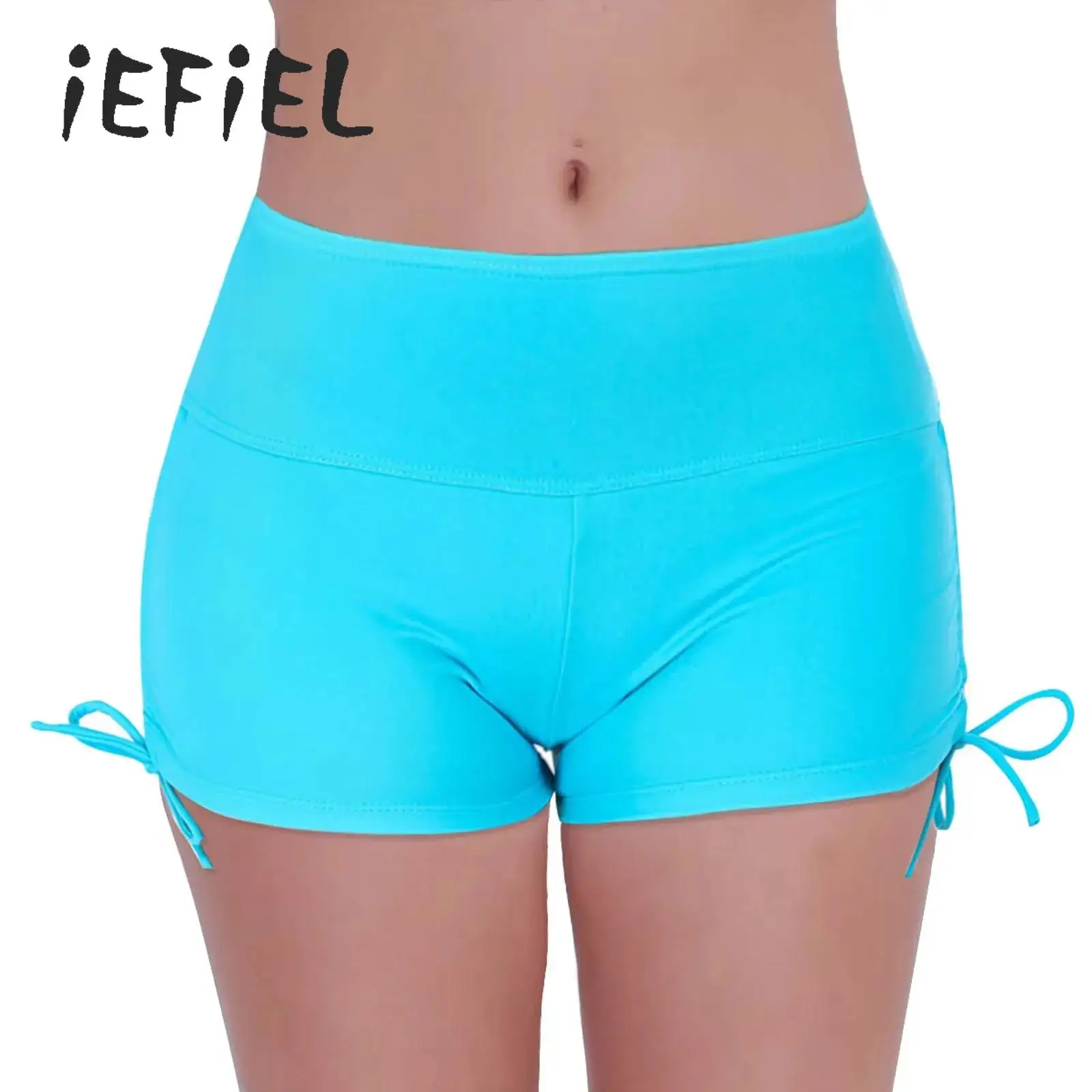 High Waist Women's Boardshorts Swimsuits Swimwear Ladies Side Ties Elastic Waist Swimming Booty Shorts Boy Leg Swim Bottoms
High Waist Women's Boardshorts Swimsuits Swimwear Ladies Side Ties Elastic Waist Swimming Booty Shorts Boy Leg Swim Bottoms