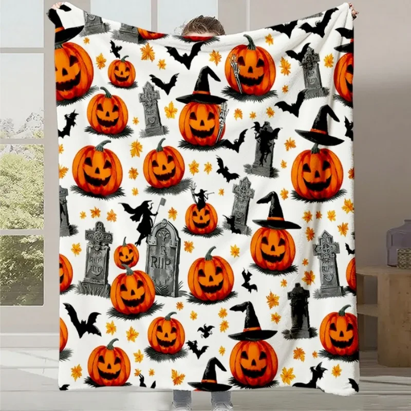 Новинка 2025 года, подарочное одеяло на Хэллоуин с милым мультяшным принтом, офисное повседневное одеяло для дивана, фланелевое одеяло с цифровым принтом
Новинка 2025 года, подарочное одеяло на Хэллоуин с милым мультяшным принтом, офисное повседневное одеяло для дивана, фланелевое одеяло с цифровым принтом