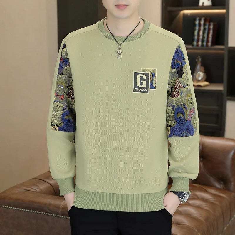 Fashion brand blockbuster sweatshirt men's spring and autumn design niche American high street long-sleeved round-neck jacket
Fashion brand blockbuster sweatshirt men's spring and autumn design niche American high street long-sleeved round-neck jacket
