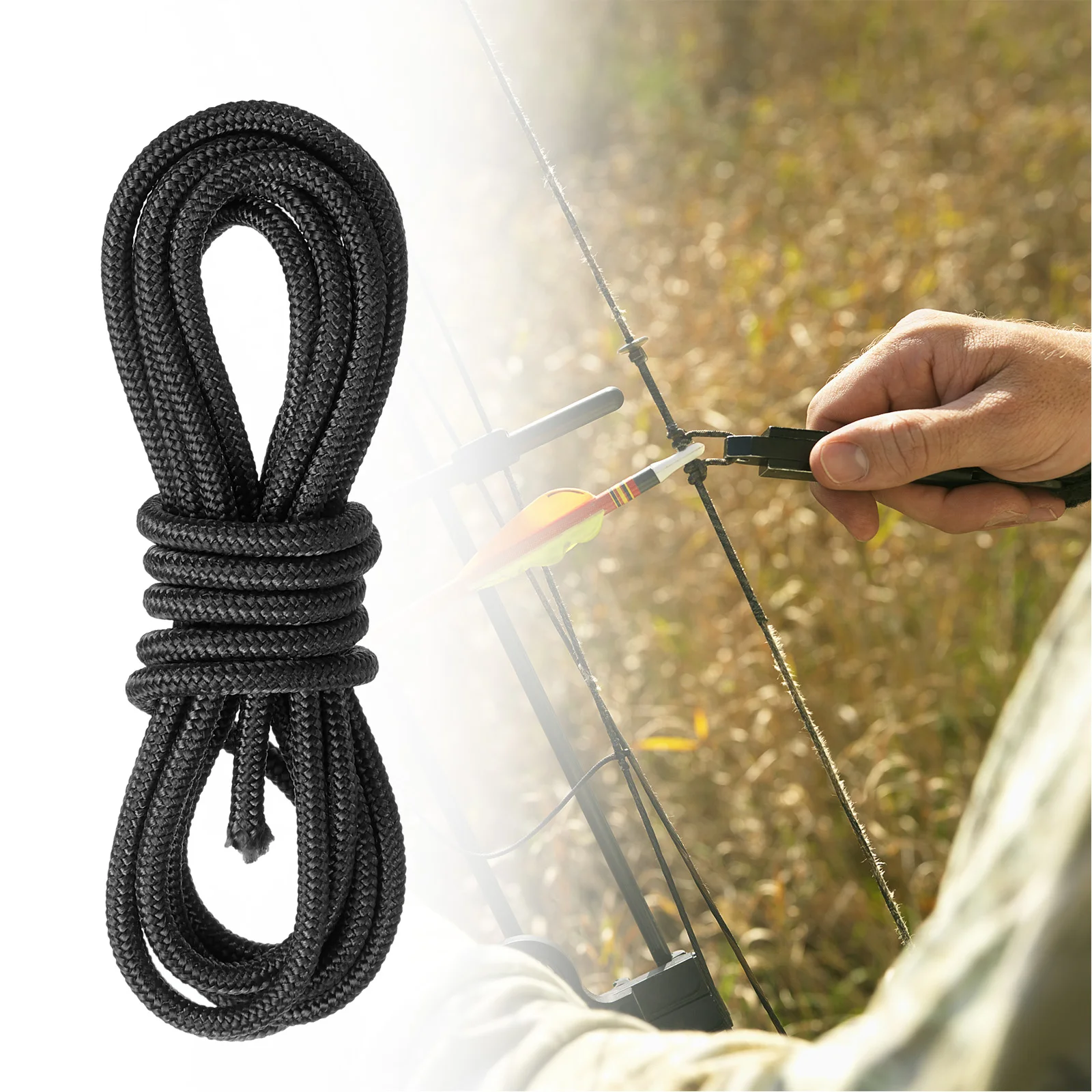 Uxcell Archery D Loop Rope 3.3 FT, Bow D Loop String Release Material Nock Wire Nocking Loop Buckle Ring for Compound Bowstring
Uxcell Archery D Loop Rope 3.3 FT, Bow D Loop String Release Material Nock Wire Nocking Loop Buckle Ring for Compound Bowstring