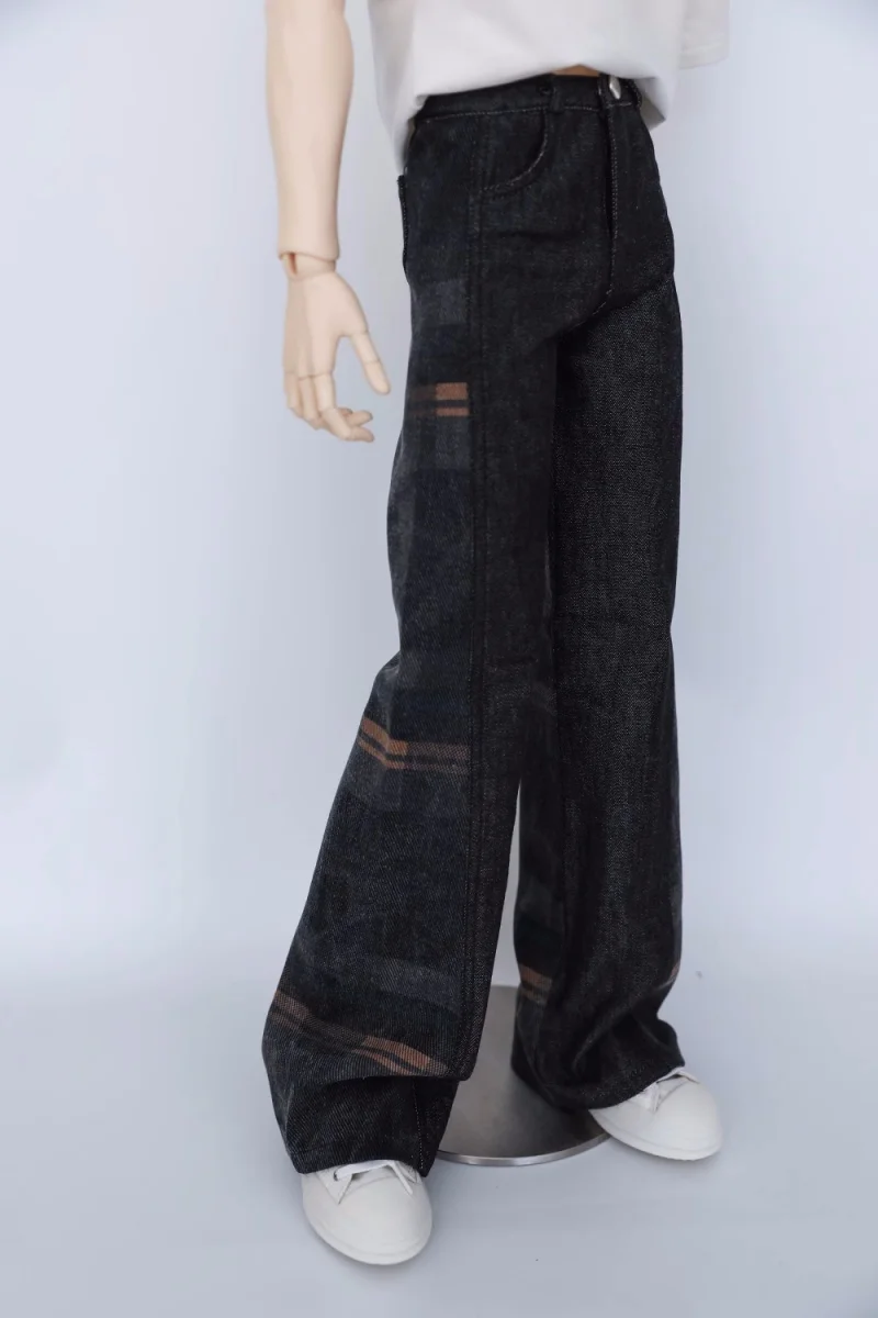bjd doll clothes are suitable for 1/3 1/4 Uncle ID 75-size plaid wide-leg flared jeans doll accessories
bjd doll clothes are suitable for 1/3 1/4 Uncle ID 75-size plaid wide-leg flared jeans doll accessories