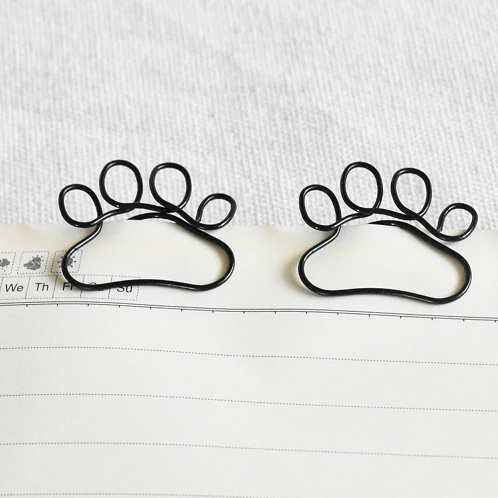 50 Pcs Cat Claw Paper Clip Cute Paperclips Fun Taste Creative Convenient Metal Letter Document Fixing
50 Pcs Cat Claw Paper Clip Cute Paperclips Fun Taste Creative Convenient Metal Letter Document Fixing