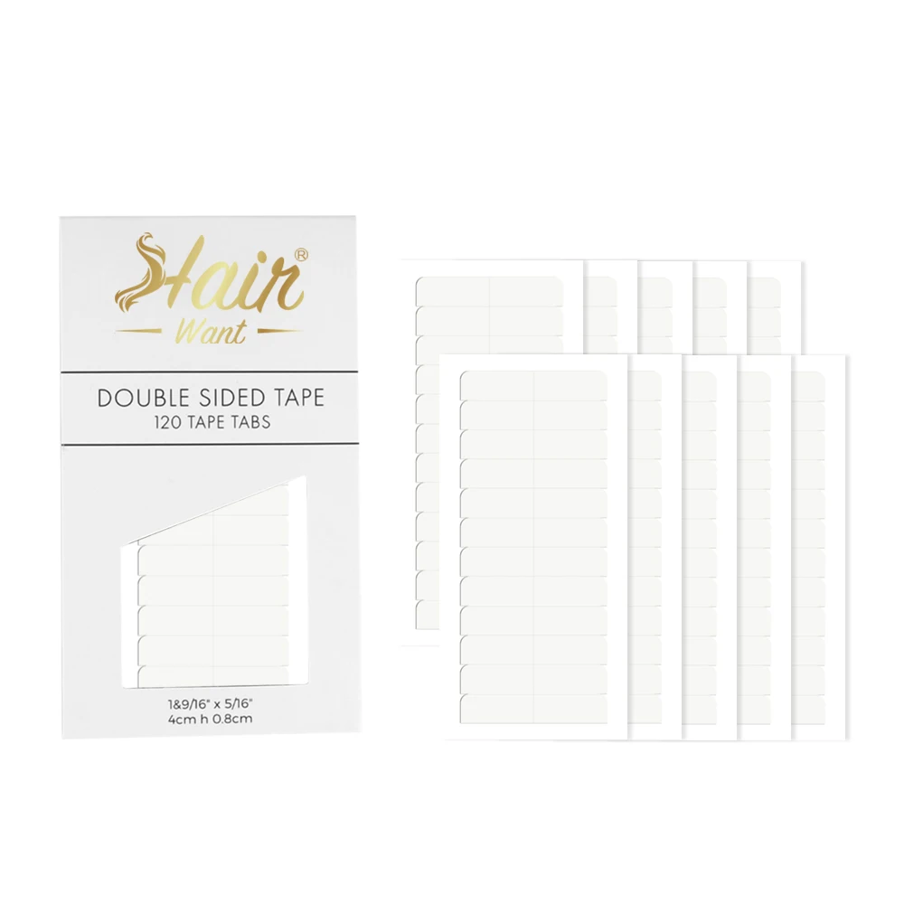 Hair Want 4*0.8cm 120Tabs Double Sided Hair Extensions Adhesive Tape Tabs for Tape in Hair Extensions Tapes Replacement
Hair Want 4*0.8cm 120Tabs Double Sided Hair Extensions Adhesive Tape Tabs for Tape in Hair Extensions Tapes Replacement