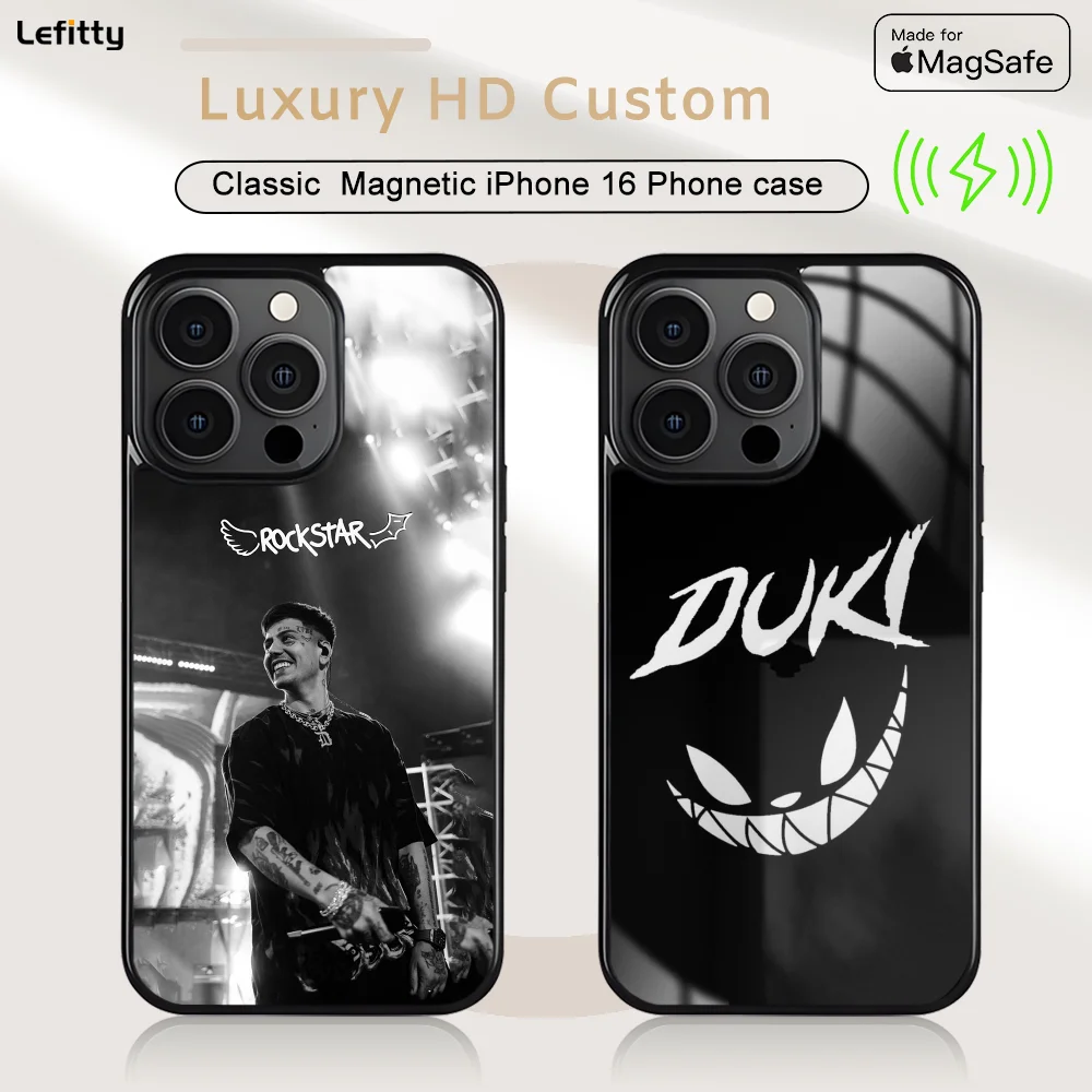 Fashion Duki Rapper Phone Case For iPhone 16 15 14 13 12 11 Pro Max Plus Mini Magnetic Magsafe Wireless Charging Cover
Fashion Duki Rapper Phone Case For iPhone 16 15 14 13 12 11 Pro Max Plus Mini Magnetic Magsafe Wireless Charging Cover
