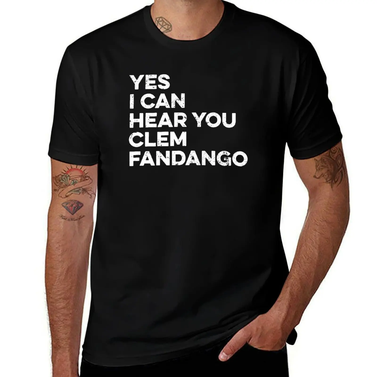 Yes I Can Hear You Clem Fandango T-Shirt Funny t-shirt summer top topping tee shirts for men
Yes I Can Hear You Clem Fandango T-Shirt Funny t-shirt summer top topping tee shirts for men