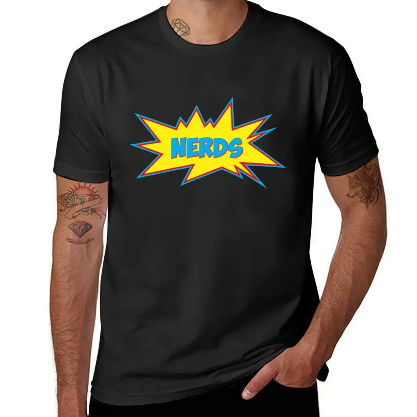 Nerd Pow Boom T-shirt customizeds summer clothes heavy weight t shirts for men
Nerd Pow Boom T-shirt customizeds summer clothes heavy weight t shirts for men
