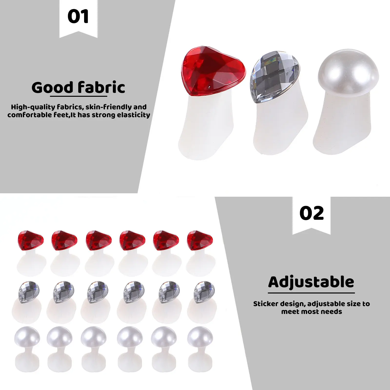 24 шт. разделителей для пальцев ног из силиконового геля, инструменты для педикюра, защита для ногтей, разделители-проставки для маникюра
24 шт. разделителей для пальцев ног из силиконового геля, инструменты для педикюра, защита для ногтей, разделители-проставки для маникюра