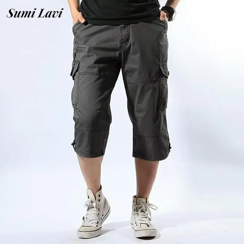 Stylish Mens Loose Multi Pocket Shorts Vintage Pure Color Straight Cargo Shorts Men Summer Leisure Knee-length Shorts Streetwear
Stylish Mens Loose Multi Pocket Shorts Vintage Pure Color Straight Cargo Shorts Men Summer Leisure Knee-length Shorts Streetwear