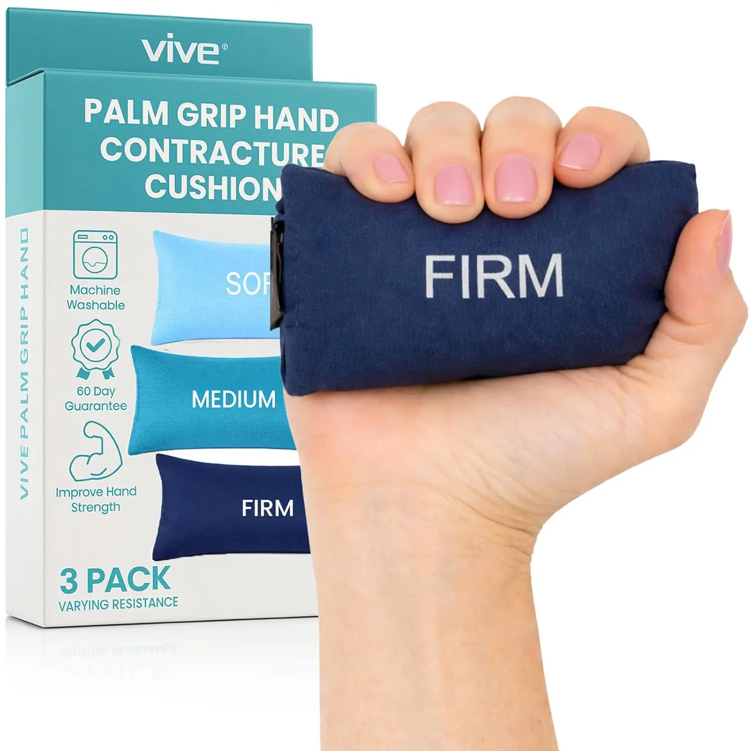Palm Grip Protector (3 Pack) - Hand Contracture Cushions for Arthritis, Skin Breakdown, Exercise Strength - Comfortable Elastic Band for Men and Women - Stroke Patient Rehab
Palm Grip Protector (3 Pack) - Hand Contracture Cushions for Arthritis, Skin Breakdown, Exercise Strength - Comfortable Elastic Band for Men and Women - Stroke Patient Rehab