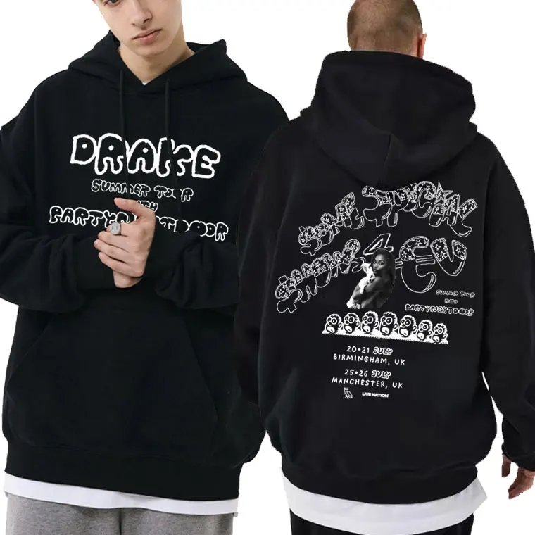 Rapper Drake Europe Tour with PARTYNEXTDOOR Hoodie Some Sexy Songs 4 U SSS4U Album 2025 Men Women Hip Hop Fashion Sweatshirts
Rapper Drake Europe Tour with PARTYNEXTDOOR Hoodie Some Sexy Songs 4 U SSS4U Album 2025 Men Women Hip Hop Fashion Sweatshirts