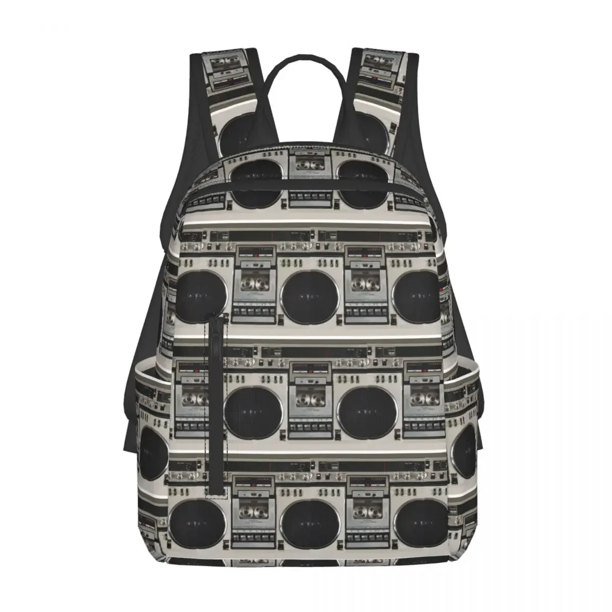 Vintage 80s Boombox Ghettoblaster1 Backpack Daypack Boys Girls BookBag School Bag Shoulder Bags for Men Women
Vintage 80s Boombox Ghettoblaster1 Backpack Daypack Boys Girls BookBag School Bag Shoulder Bags for Men Women