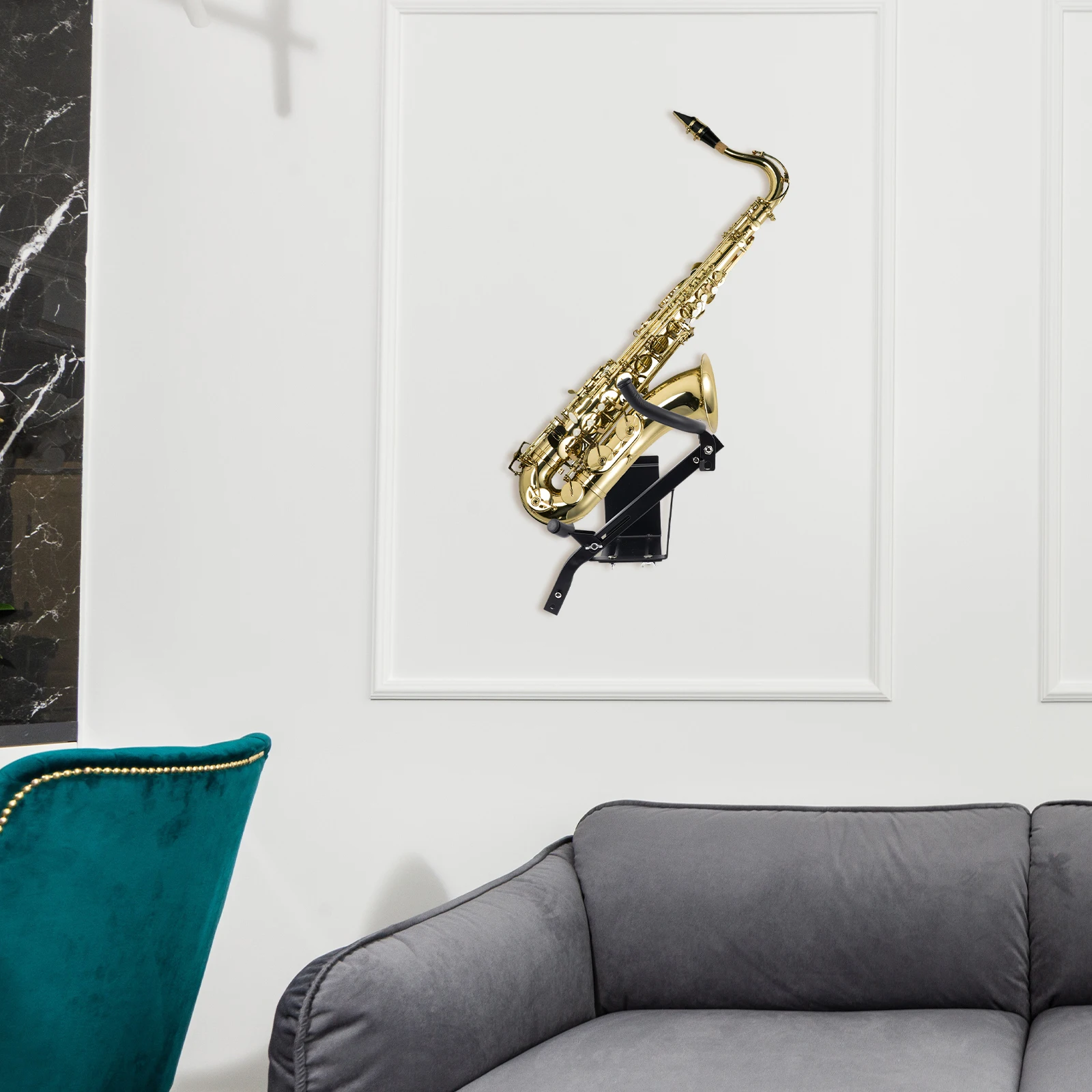 Saxophone Wall Holder Iron Sax Bracket For Alto Tenor Saxophone Storage Rack Wind Instrument Hook Display Stand Music
